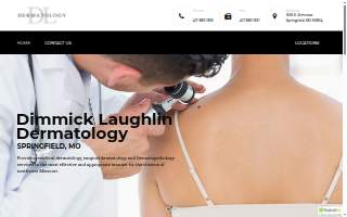 Dimmick Laughlin Dermatology of Springfield website