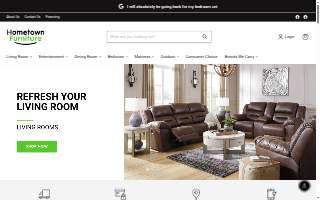 Hometown Furniture & Mattress Springfield website