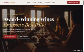 St. James Winery Branson website