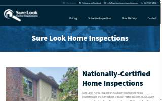 Sure Look Home Inspection website