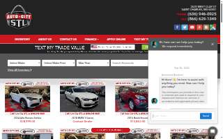 Auto City STL website