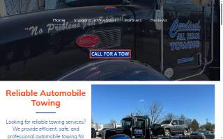 Cardinal Towing website