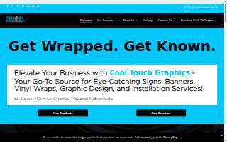 Cool Touch Graphics website