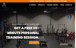 Emerge Fitness Training website
