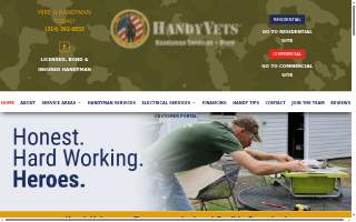 HandyVets Inc. website