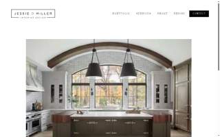 Jessie D. Miller Interior Design website