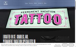 Permanent Vacation Tattoo website