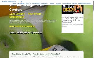 Slim180 Weight Loss Center St. Charles website