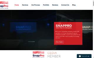 SnapPro AV of St. Charles website