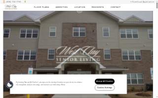 West Clay Senior Living website