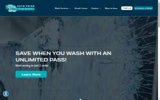 Auto Pride Car Wash website