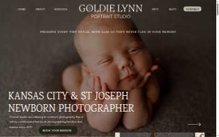 Goldie Lynn Imagery - Newborn Photography Studio website