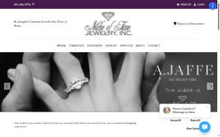 Niche of Time Jewelry website