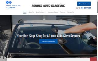Render Auto Glass website