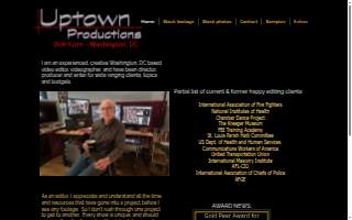 Uptown Productions DJ Service website
