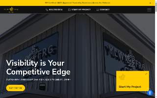Yellow Frog Graphics website