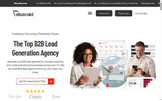 Abstrakt Marketing Group website