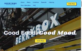 BerryBox Superfood Bar of St. Louis website