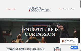 Cofman & Bolourtchi, LLC website