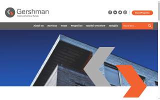 Gershman Commercial Real Estate website