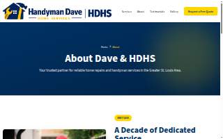 Handyman Dave Home Services website