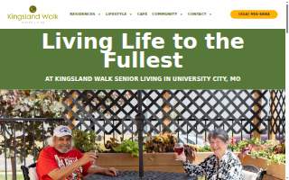 Kingsland Walk Senior Living website