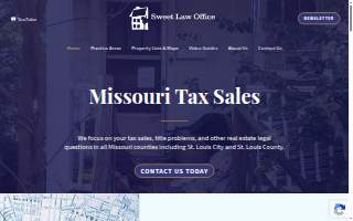 Missouri Tax Sales - Attorney Dale Sweet of St. Louis website