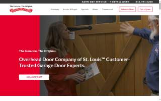 Overhead Door Company of St. Louis website