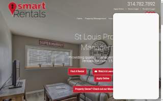 STL Smart Rentals of St. Louis website