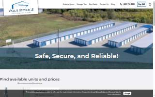 Value Storage of St. Louis website