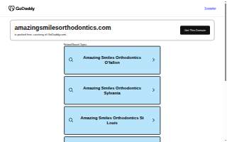 Amazing Smiles Orthodontics of St. Peters website