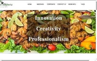 Artistic Affairs Catering website