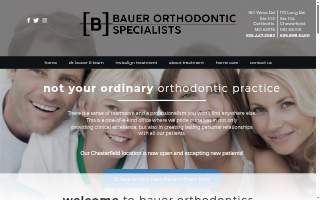 Bauer Orthodontics website