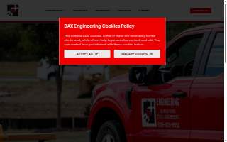 Bax Engineering Co website