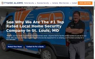 Citywide Alarms of St. Peters website