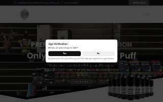 Clouds Smoke Shop website