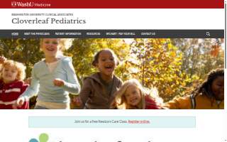 Cloverleaf Pediatrics of St. Peters website