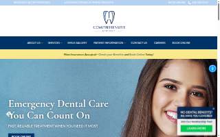 Comprehensive Family Dental website