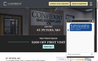 Confident Smiles and Implants St. Peters website