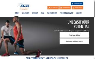 Excel Sports & Physical Therapy - St. Peters website