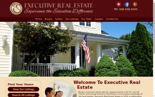 Executive Real Estate website