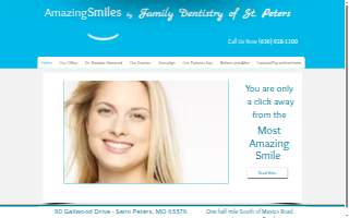 Family Dentistry of St. Peters website