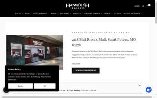 Hannoush Jewelers website