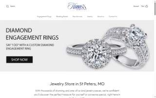 Harris Jewelers website