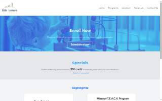 Little Learners of St Charles website