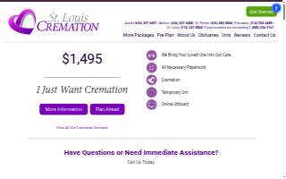 St. Louis Cremation of St. Peters website