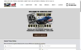 Traffic Law Counselors® website