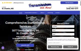 Transmissions And More website