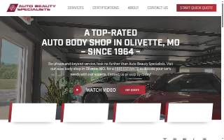 Auto Beauty Specialists website