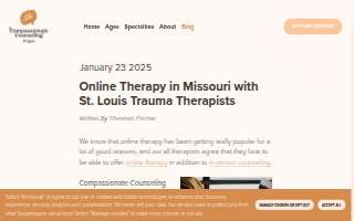 Compassionate Counseling St. Louis of University City website